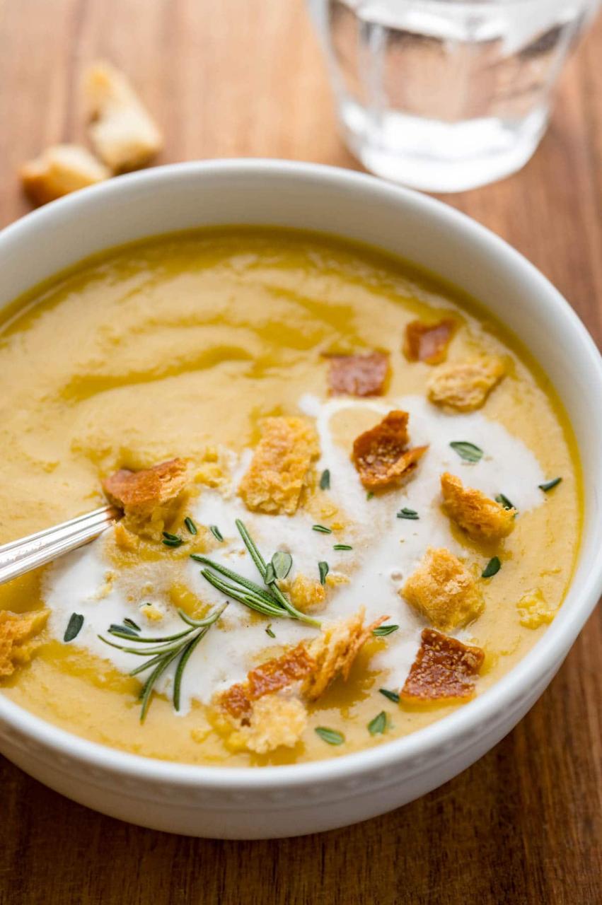Creamy Roasted Vegetable Soup From Leftovers - Garlic & Zest