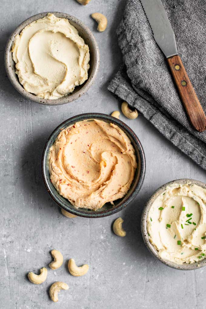 Homemade Cultured Cashew Cream Cheese • The Curious Chickpea