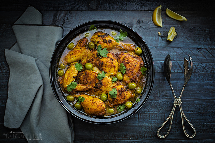 Chicken Tagine with Lemon-Scented Herbed Couscous